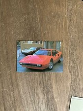 FERRARI 308GTB Super car card Rare Japanese vintage F/S 37