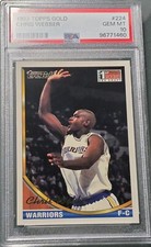 Chris Webber RC Rookie 1993 TOPPS ⭐RARE GOLD⭐ #224 WARRIORS GEM MINT PSA 10 ⭐HOF