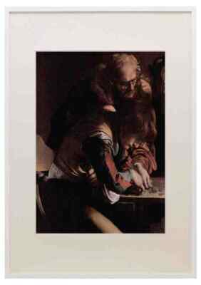 Appelle of St. Matthew Detail 1 von Caravaggio A3 A4 gerahmter Druck Bild