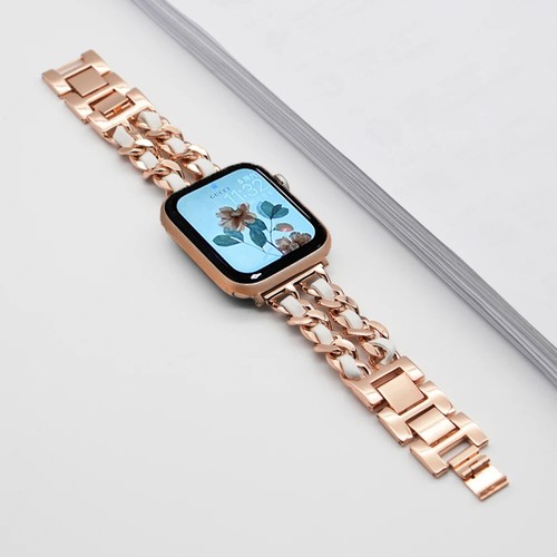 Steel Band for Apple Watch Ultra 49mm Strap Chain Bracelet iWatch 9 8 7 6 5 4 3 - 第 17/21 張圖片