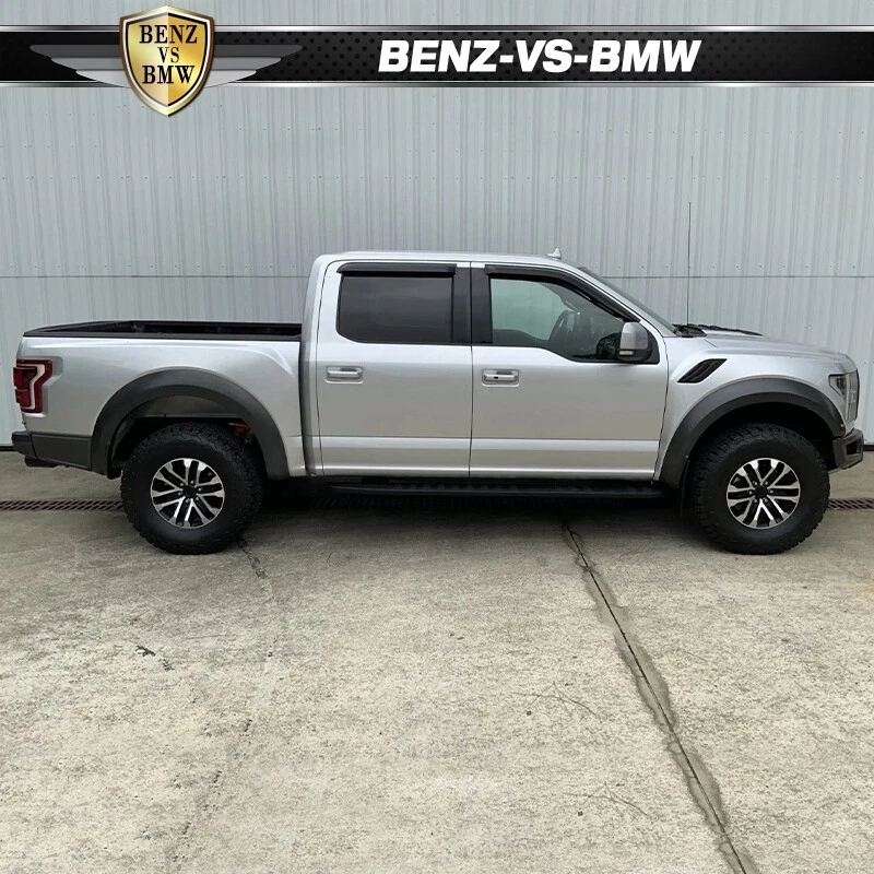 Fits 15-25 Ford F150 Crew Cab/17-25 F250 to F450 Window Visor Rain Guard Acrylic - Image 3 of 4