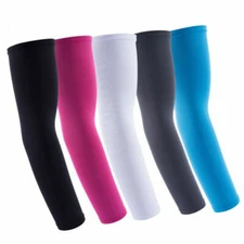 1 Pair Unisex Outdoor Sport UV Sun Protective Arm Sleeves Skin Cover US