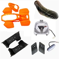 ATV Quad Body Plastic front rear fender fit Taotao only 110B 110cc ORANGE