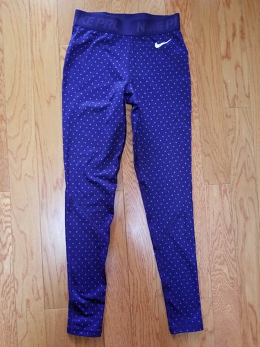 NIKE PRO WOMEN'S FLEECE LINED PURPLE 