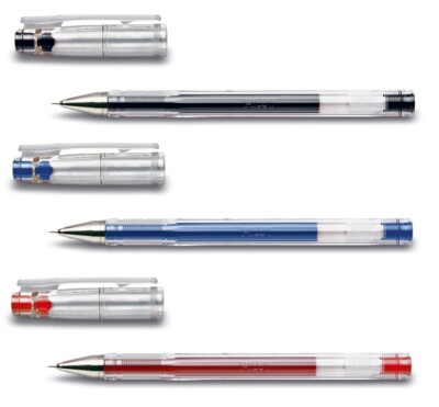 Pilot Gelschreiber G TEC C4 3er Set bunt in schwarz rot blau
