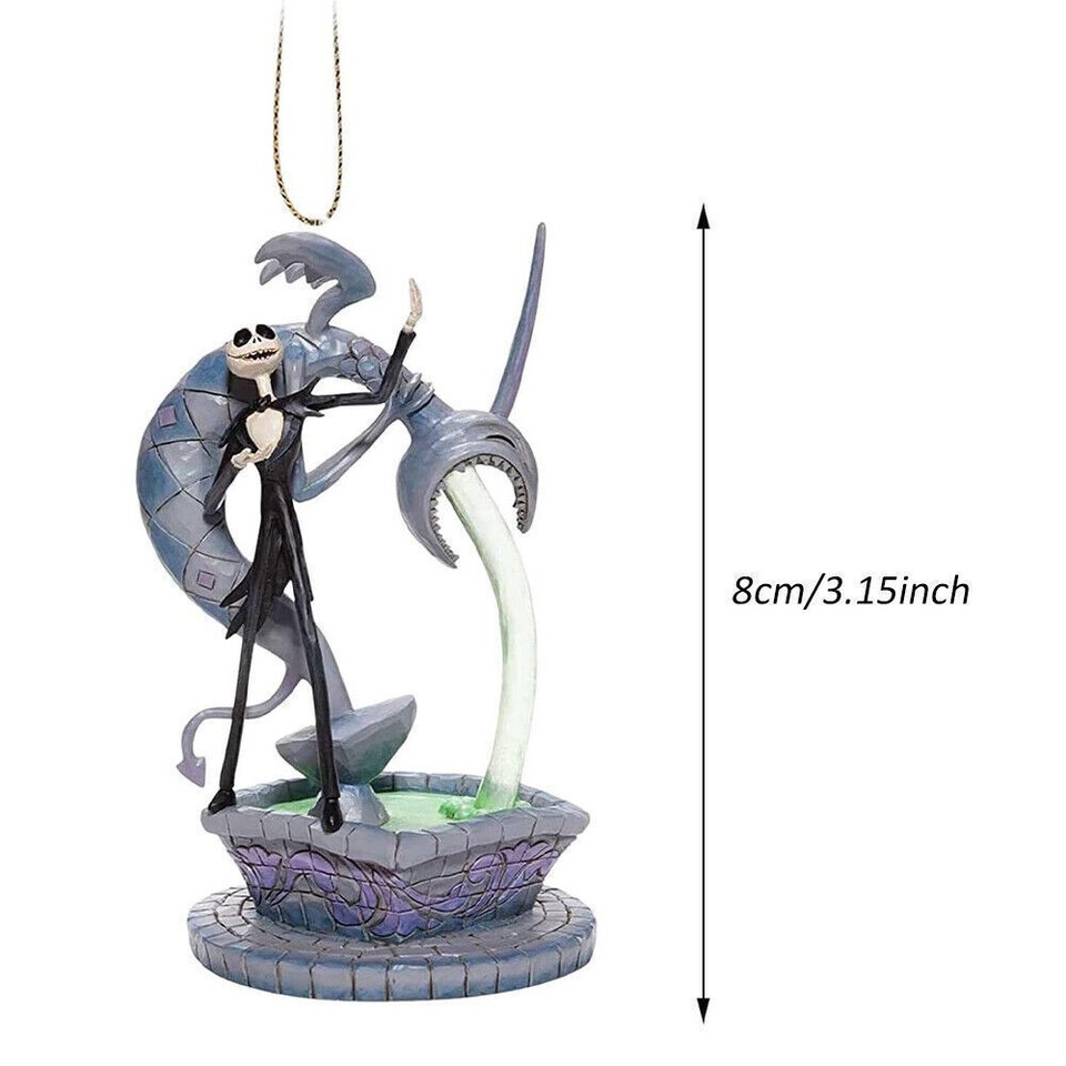 7x The Nightmare Before Christmas Jack Sally Christmas Tree Pendants