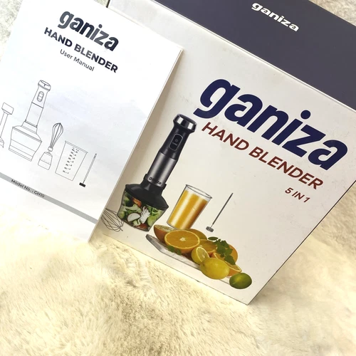 Ganiza Immersion Blender 5 In 1 Hand Blender Max 800W Stick Blender Mixer Kitche