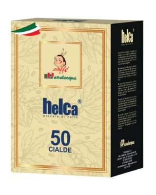 COFFEE PASSALACQUA HELCA - GUSTO FORTE - Box 50 PODS ESE44 7.3g (0.3oz)