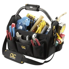 CLC L234 TECH GEAR™ LED Lighted Handle 15” Open Top Tool Carrier