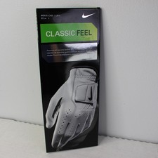 Nike Classic Feel Men's Left Golf Glove White L Cabretta Leather