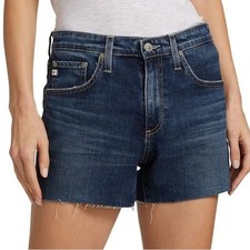 AG Adriano Goldschmied The Hailey Cut Off Jean Shorts Denim Casual Classic Women