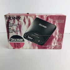 Sony Discman D-121 CD Compact Player 10 Playback Modes Mega Bass Tested Working