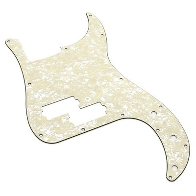 4-Ply P Bass Pickguard PB Scratch Plate for 4 String Precision Bass Cream Pearl