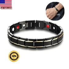 Copper Magnetic Bracelet Energy Healing Therapy Arthritis Pain Relief Men Women.