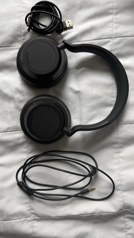 Microsoft Surface Headphones 2 Wireless Bluetooth Noise-Cancelling Black - Image 2 of 3