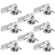 4 Inch Remodel Recessed Lighting Housing, IC Tight Ceiling Can with J-, TP24 ...