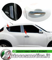 TüRgriff Blende TüRgriffkappen FüR Nissan Juke 2010-2019 Edelstahl Silber...