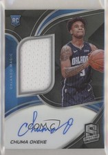 2019-20 Panini Spectra Rookie Jersey Auto 9/149 Chuma Okeke #217 Auto 1h1