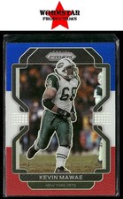 2021 Panini Prizm #93 Kevin Mawae Red White and Blue New York Jets