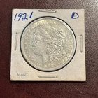 1921 d morgan silver dollar uncirculated