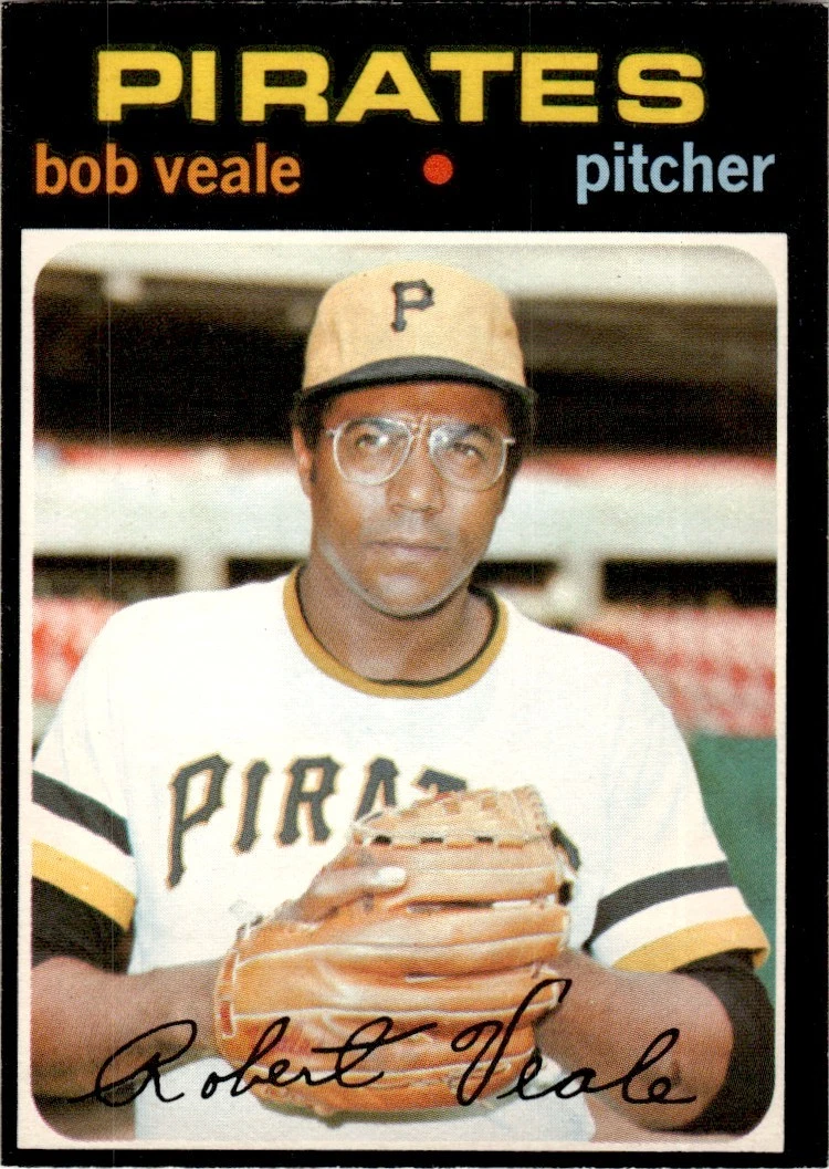 1971 O-Pee-Chee OPC Bob Veale Vintage Baseball Pittsburgh Pirates #368