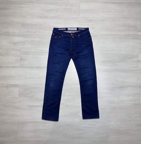 Men Jacob Cohen Jeans Navy Polyester 30 / S / 44