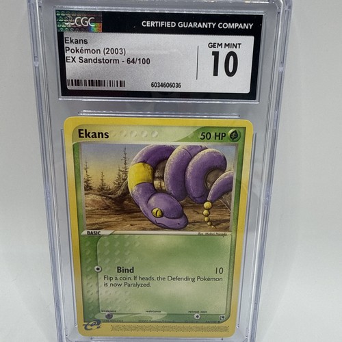 Ekans graded CGC 10 for sale on eBay