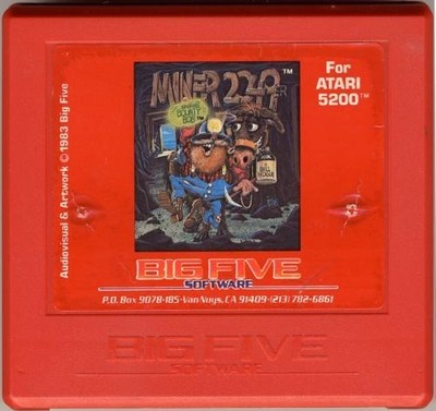Atari 5200 - Miner 2049er Modul akzeptabel