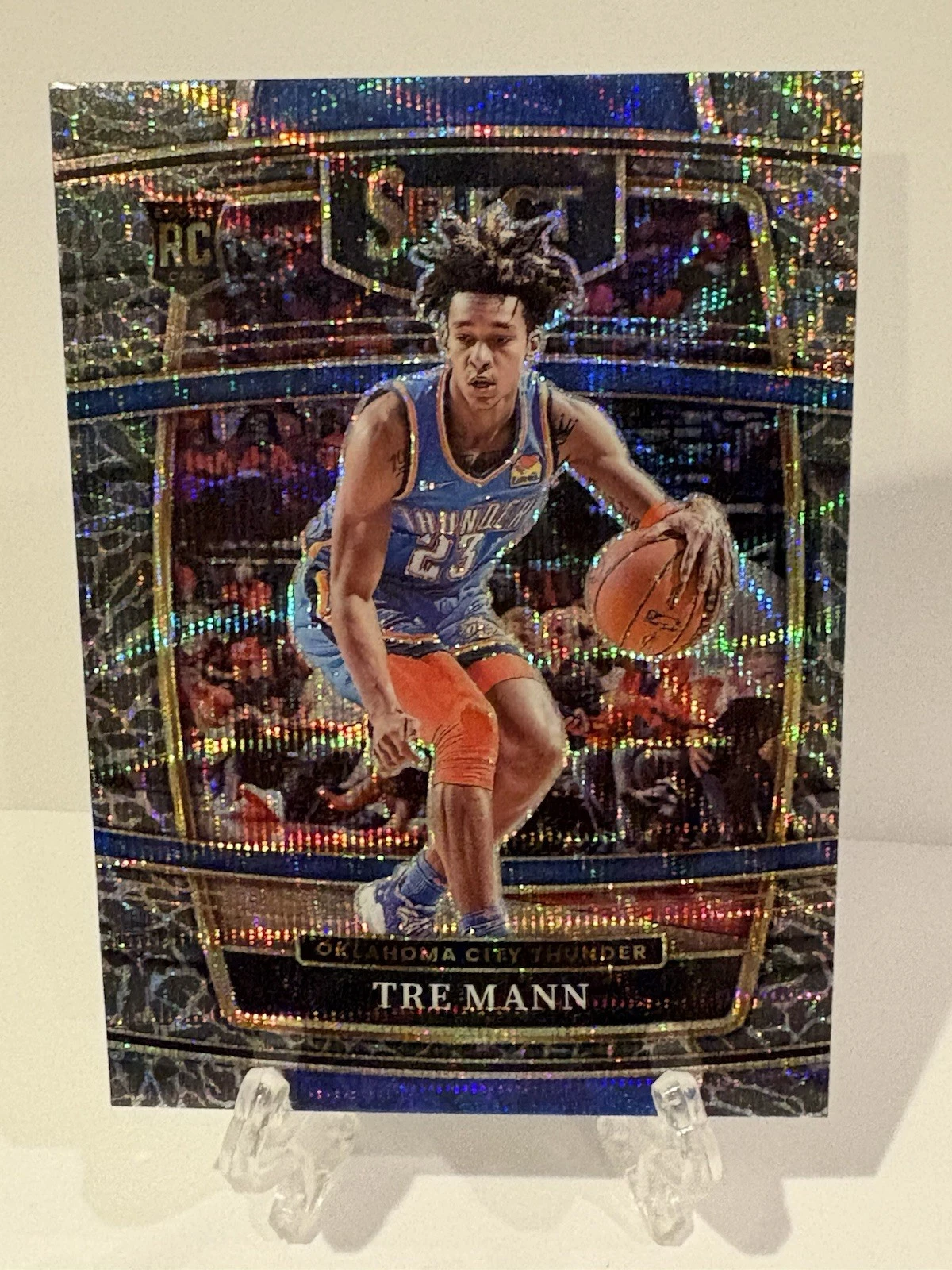 2021-22 Panini Select #36 Concourse Tre Mann Elephant Prizm SSP Rookie RC