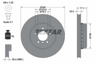 2Er-Set 2Er Set Bremsscheibe Textar 92141825 BMW 34116763824 BMW 6763824