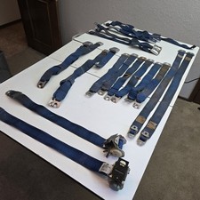 Gm Blue Seat Belts A Group Of 19 Separate Webbings Years 1968 1969 Gm Blue Seat Belts A Group Of 19 Separate Webbings Years 1968 1969