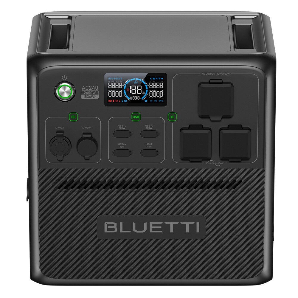 BLUETTI Pioneer 150(AC240) 1536Wh Portable Power Station IP65 Rating for Travel