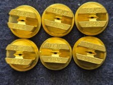 TEEJET Brass Even Flat Spray Tip  1/4 TT 8002  Lot of 6