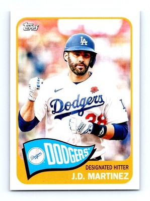 #106 2023 Topps Archives  J.D. Martinez Dodgers