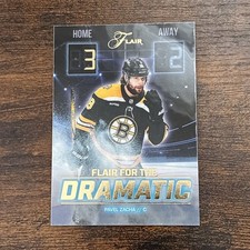 2025-26 Flair - Pavel Zacha Boston Bruins - Flair For The Dramatic #FTD-14