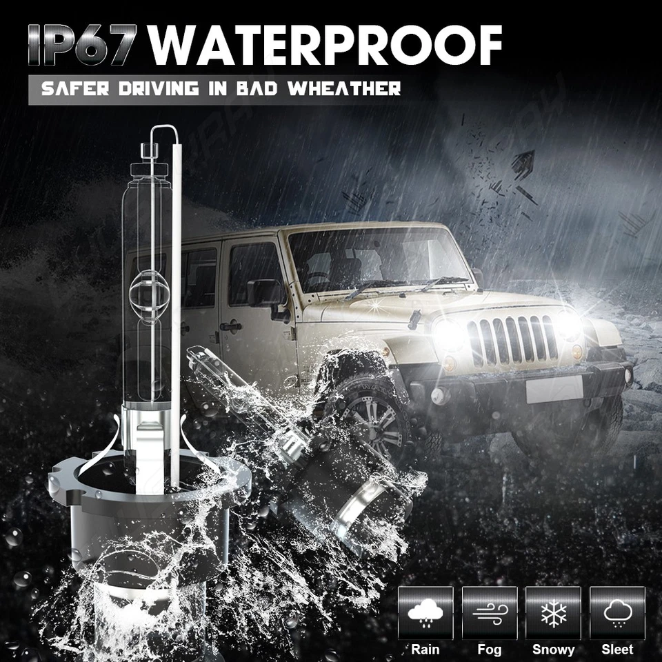 Para Lexus GS350 2007-2015 sedán 4 puertas 3,5 L 2x bombillas de faros HID súper brillantes Foto 4 de 4