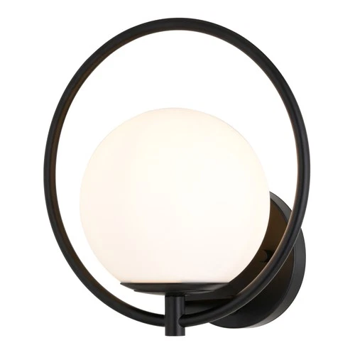 Vaxcel Lighting W0476 10" Tall Wall Sconce - Black - Picture 1 of 6