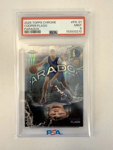 2025 Topps Chrome Cooper Flagg Base (PSA 10)