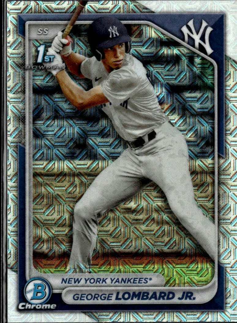 2024 Bowman #BCP-79 George Lombard Jr. Chrome Prospects Mojo Refractors