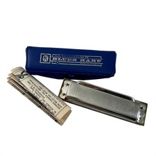 Hohner Blues Harp Harmonica  Case Key of G Made in Germany