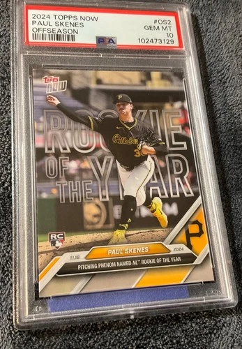 2024 Paul Skenes Rookie PSA 10 Rookie of the year !!  The Mahomes of Baseball 🔥