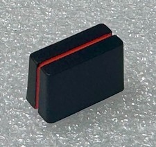 Vestax Fader knob , Black w/Red Stripe Rectangle PMC PCV Mixers