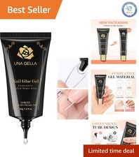 40g Gel Nail Glue - Strong Adhesive for Acrylic and Press-On Nails, Quick Dry