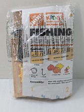 NEW SEALED Home Depot Kids Workshop Wooden Fishing Game Kit Ages 4