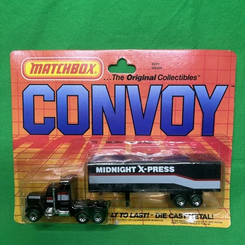 MATCHBOX CONVOY MIDNIGHT X -PRESS BOX TRUCK DIECAST 050209