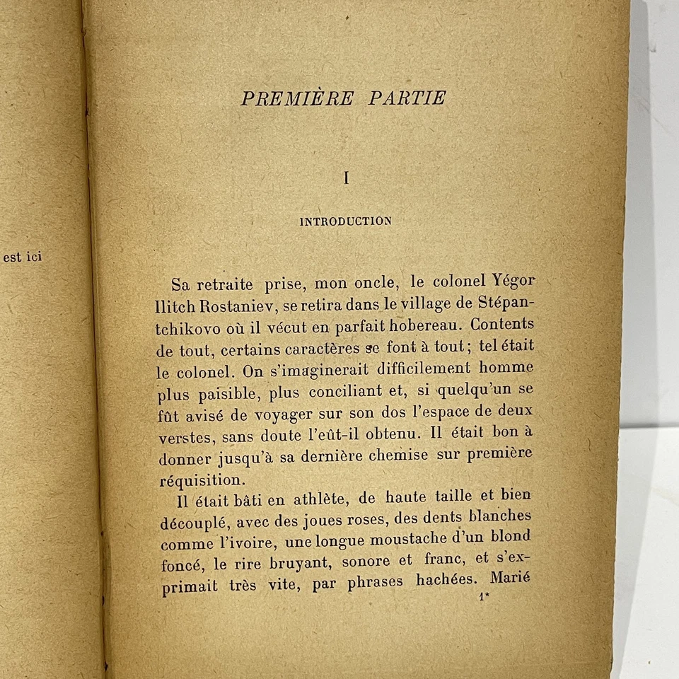 LITTÉRATURE RUSSIE Carnet d’un Inconnu par DOSTOIEVSKI 1906 RELIURE - Photo 3/4