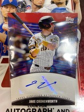 Jake Cronenworth Autographed Card 2/5
