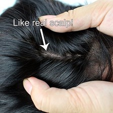 4"X4" Brazilian Virgin Human Hair Deep Curly /Straight Silk Base Top Closure