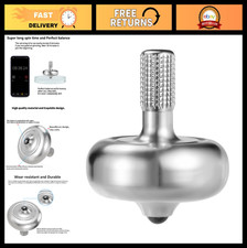High-Performance Stainless Steel Spinning Top Toy, Long Spin Time, Stress Relief