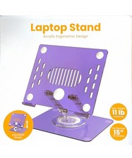 Vivitar Acrylic Laptop Stand - Light Purple
